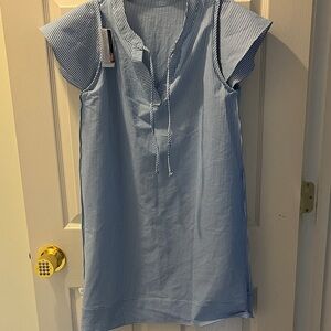 Vineyard Vines Blue Striped Dress